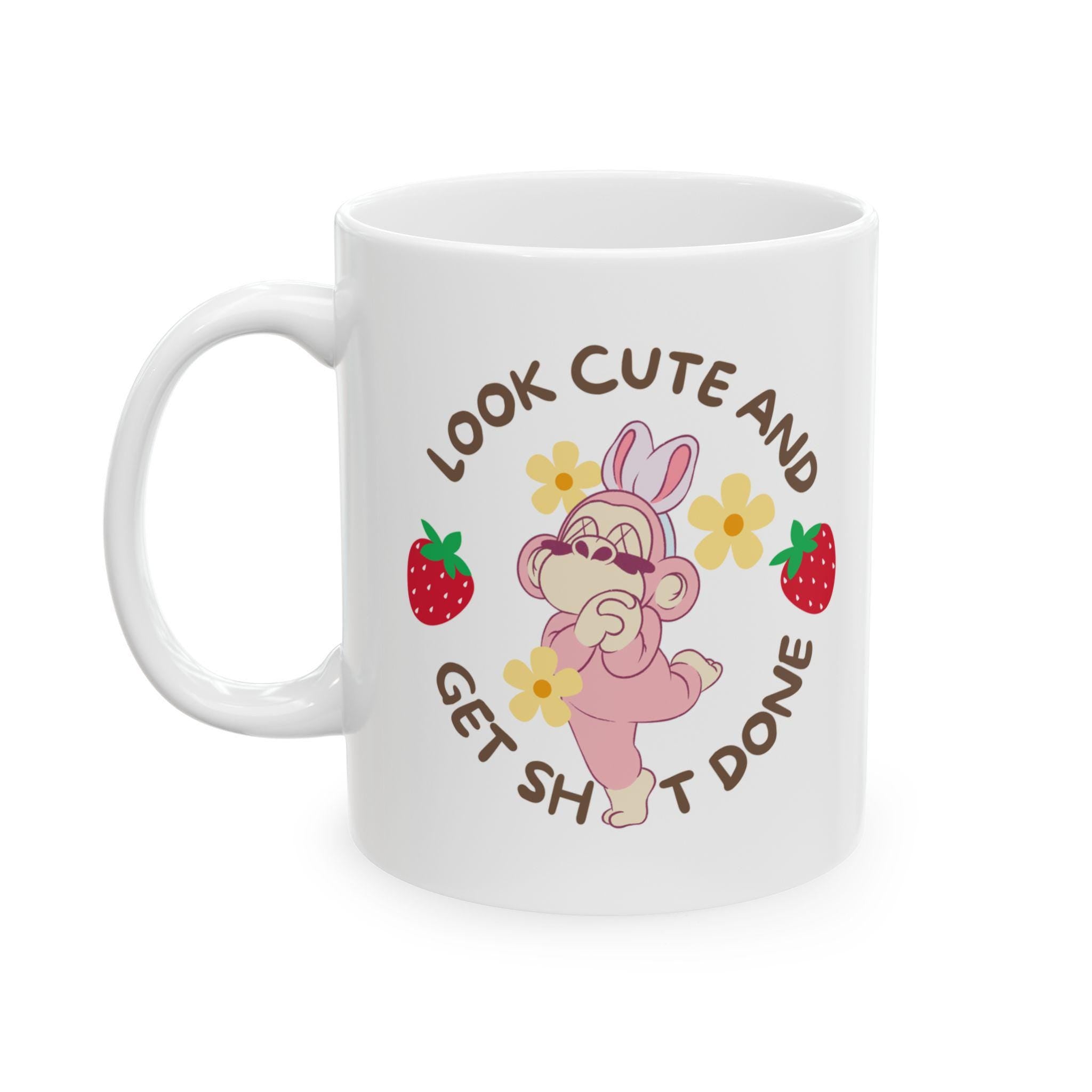 Get It Done Affirmation Mug Funny Motivation Coffee Cup Humor Gift