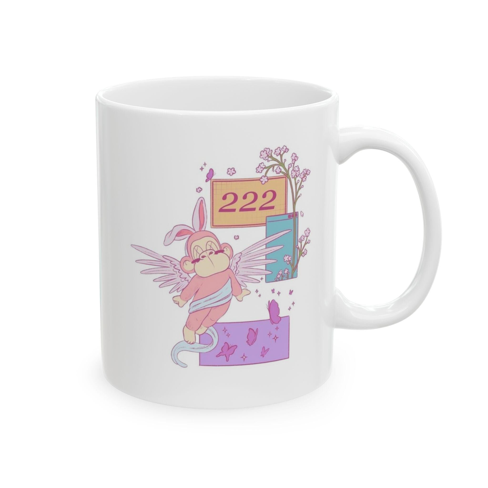 222 Angel Number Mug Trust the Process Gift Affirmation Encouragement Cup Manifestation Spiritual Gift
