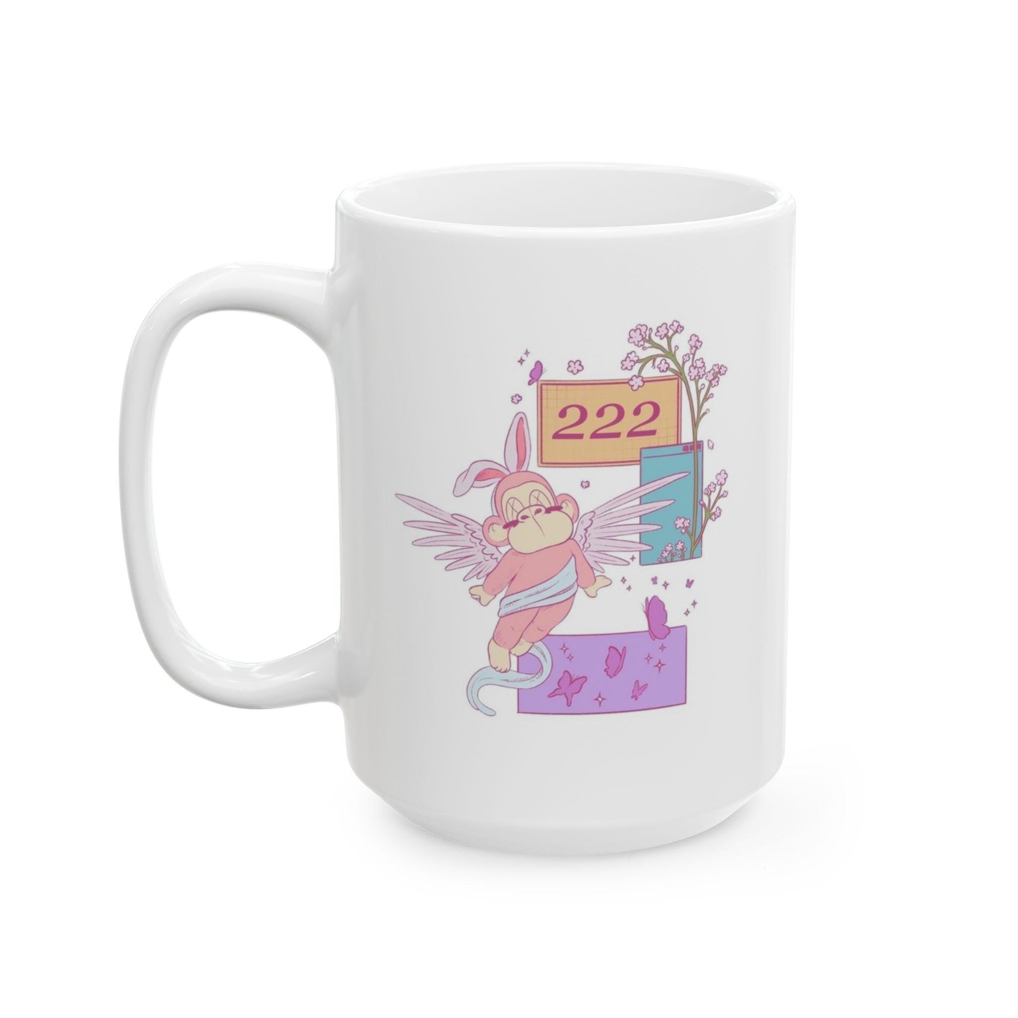 222 Angel Number Mug Trust the Process Gift Affirmation Encouragement Cup Manifestation Spiritual Gift