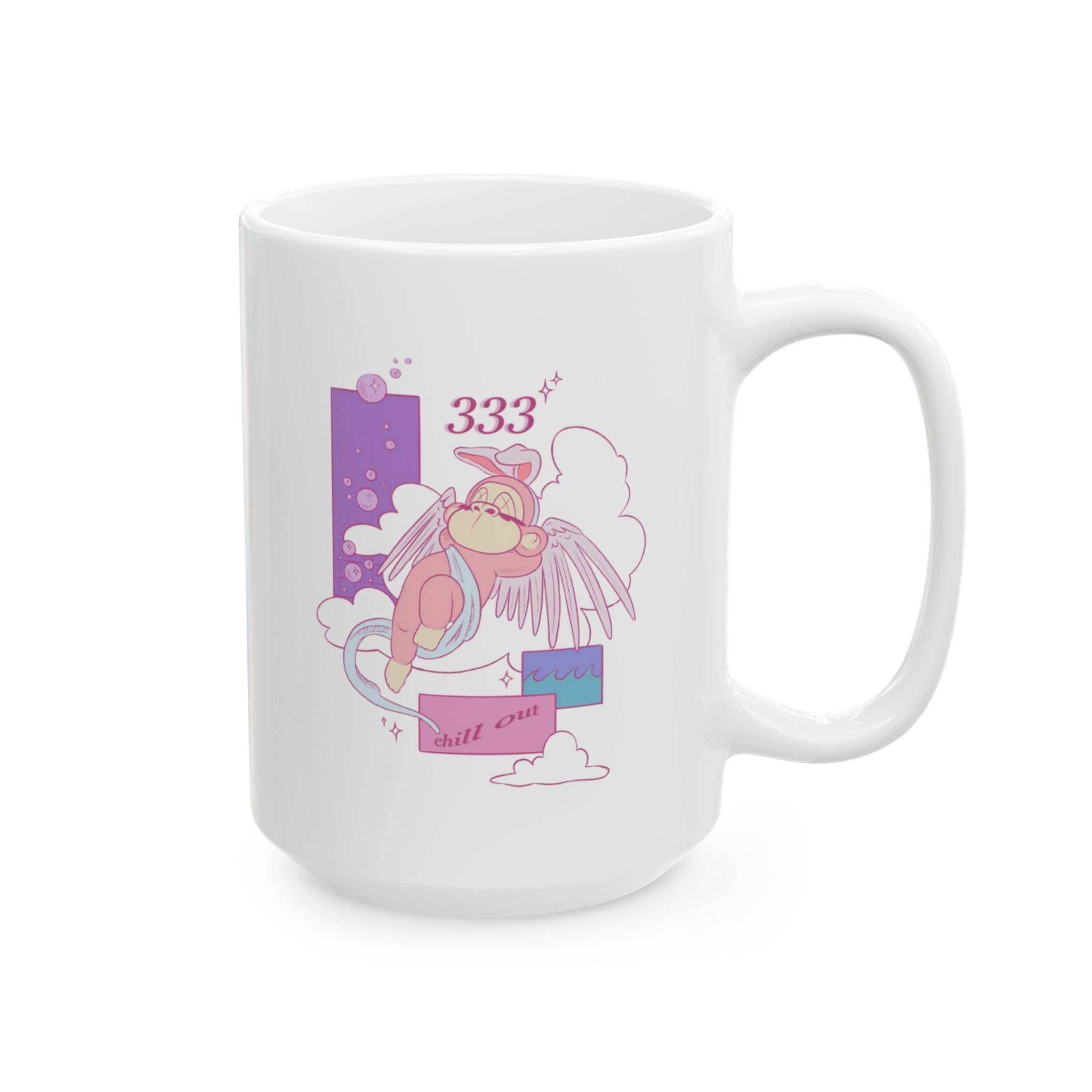 333 Angel Number Mug Positive Affirmation Cup Emotional Guidance Manifestation Gift
