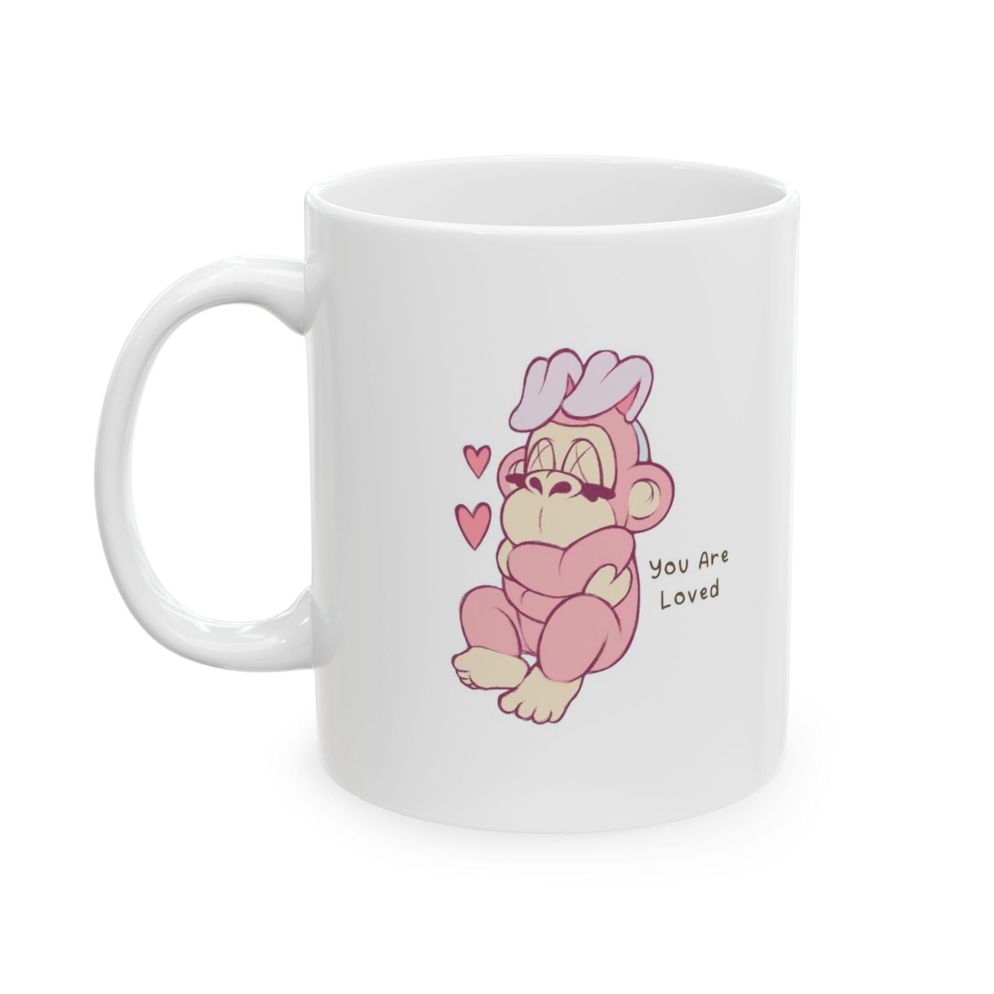 You Are Loved Affirmation Mug Self Love Coffee Cup Positive Reminder Mental Health Gift