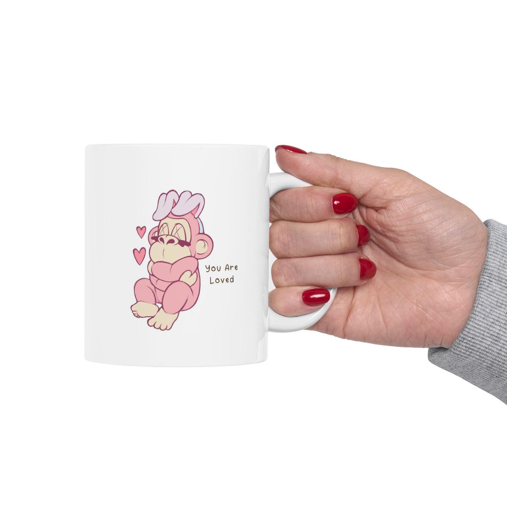 You Are Loved Affirmation Mug Self Love Coffee Cup Positive Reminder Mental Health Gift