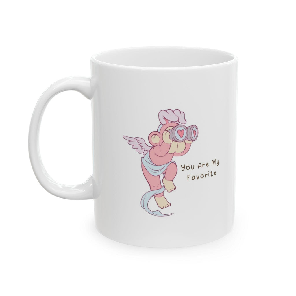 You Are My Favorite Cupid Mug Romantic Coffee Cup