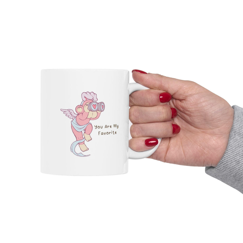 You Are My Favorite Cupid Mug Romantic Coffee Cup