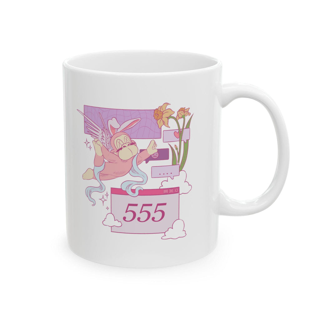 555 Angel Number Mug Transformation Affirmation Gift Manifestation Cup Spiritual Change Cup