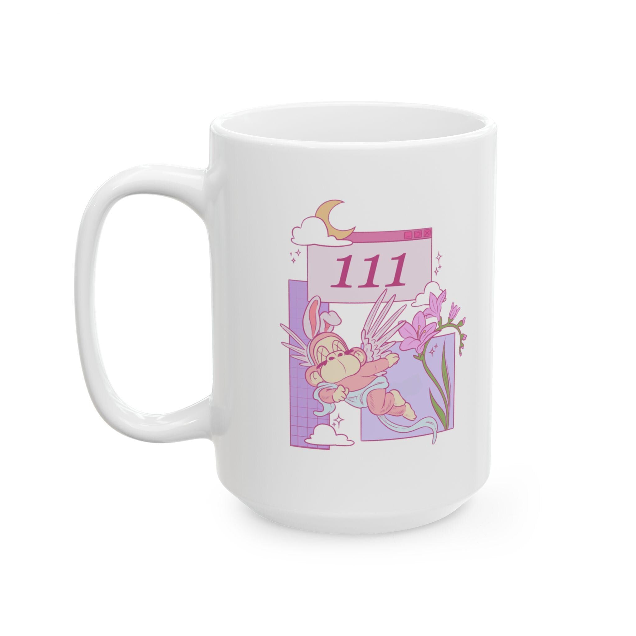 111 Angel Number Mug Manifestation Affirmation Cup Spiritual Self Love Gift Cute Aesthetic Mug For Her