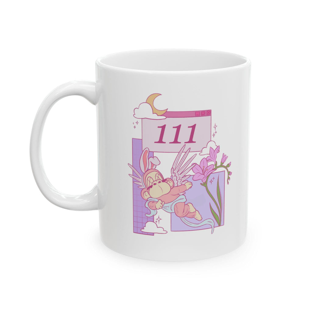 111 Angel Number Mug Manifestation Affirmation Cup Spiritual Self Love Gift Cute Aesthetic Mug For Her
