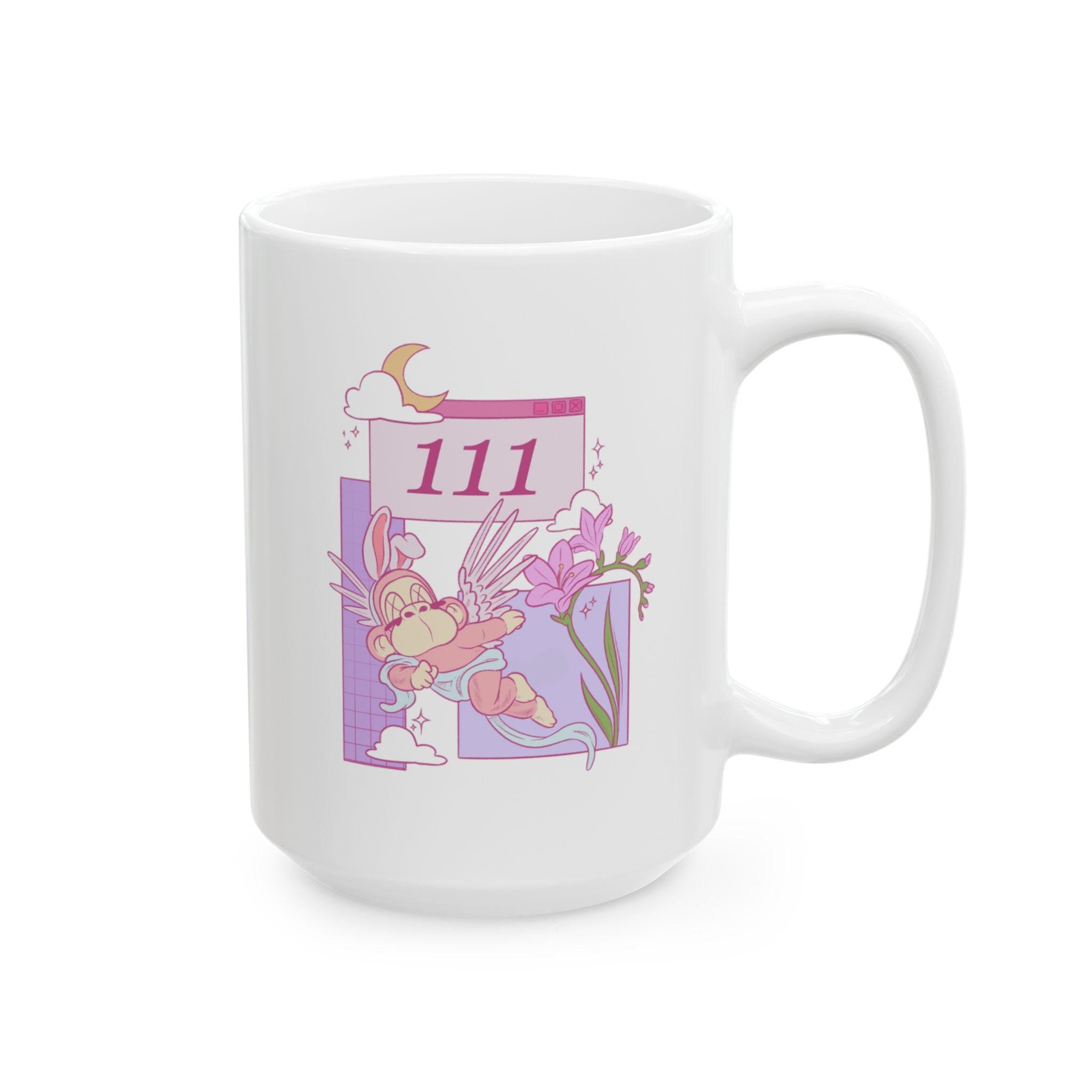 111 Angel Number Mug Manifestation Affirmation Cup Spiritual Self Love Gift Cute Aesthetic Mug For Her