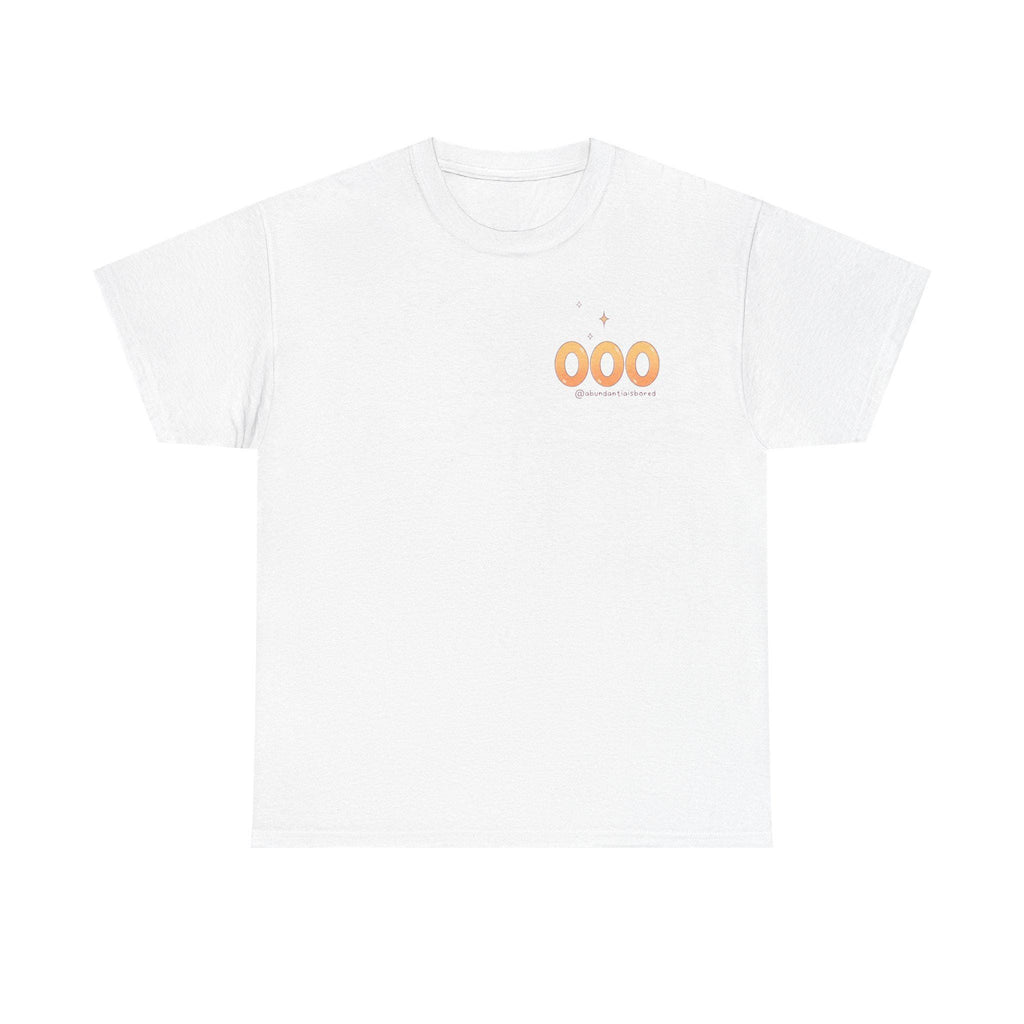 000 Angel Number White Tee