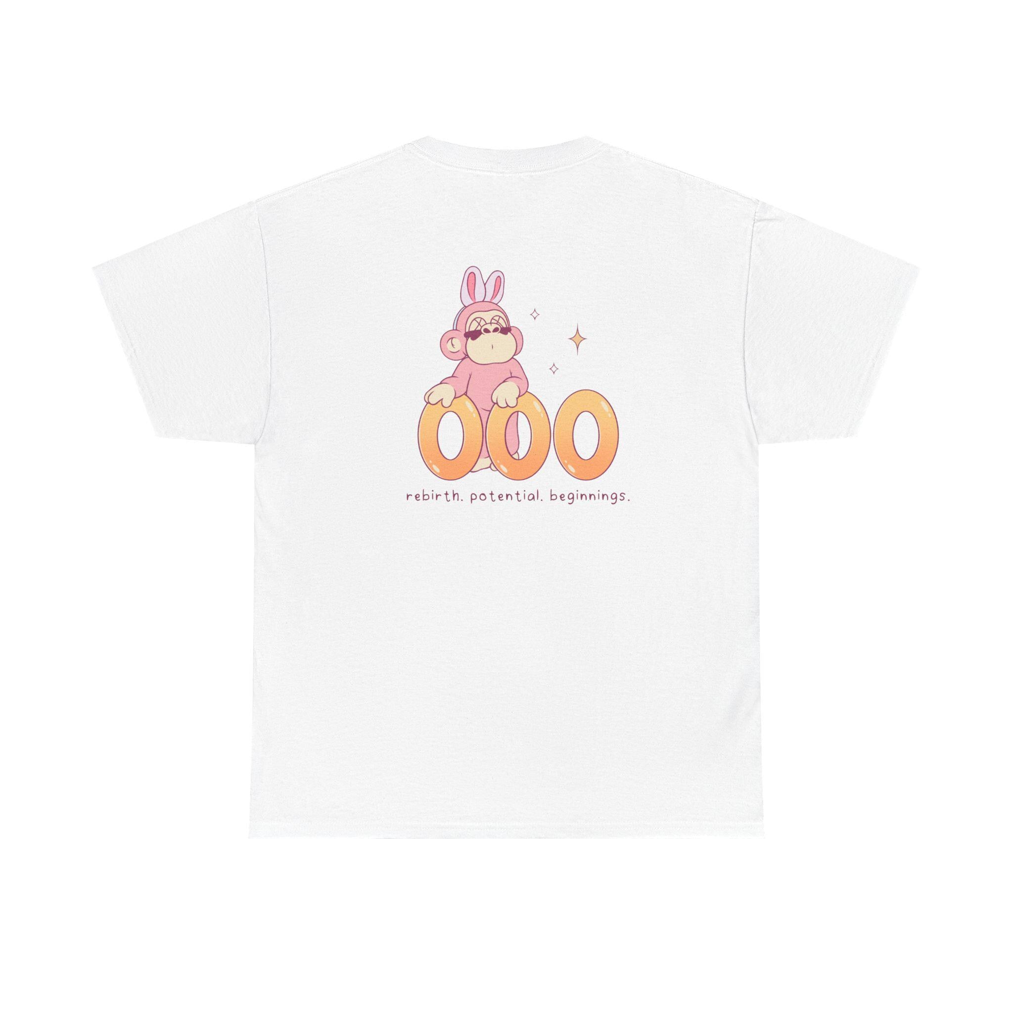 000 Angel Number White Tee