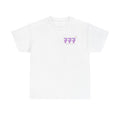 777 Angel Number White Tshirt Lucky Number Tee Spiritual Affirmation Shirt Gift