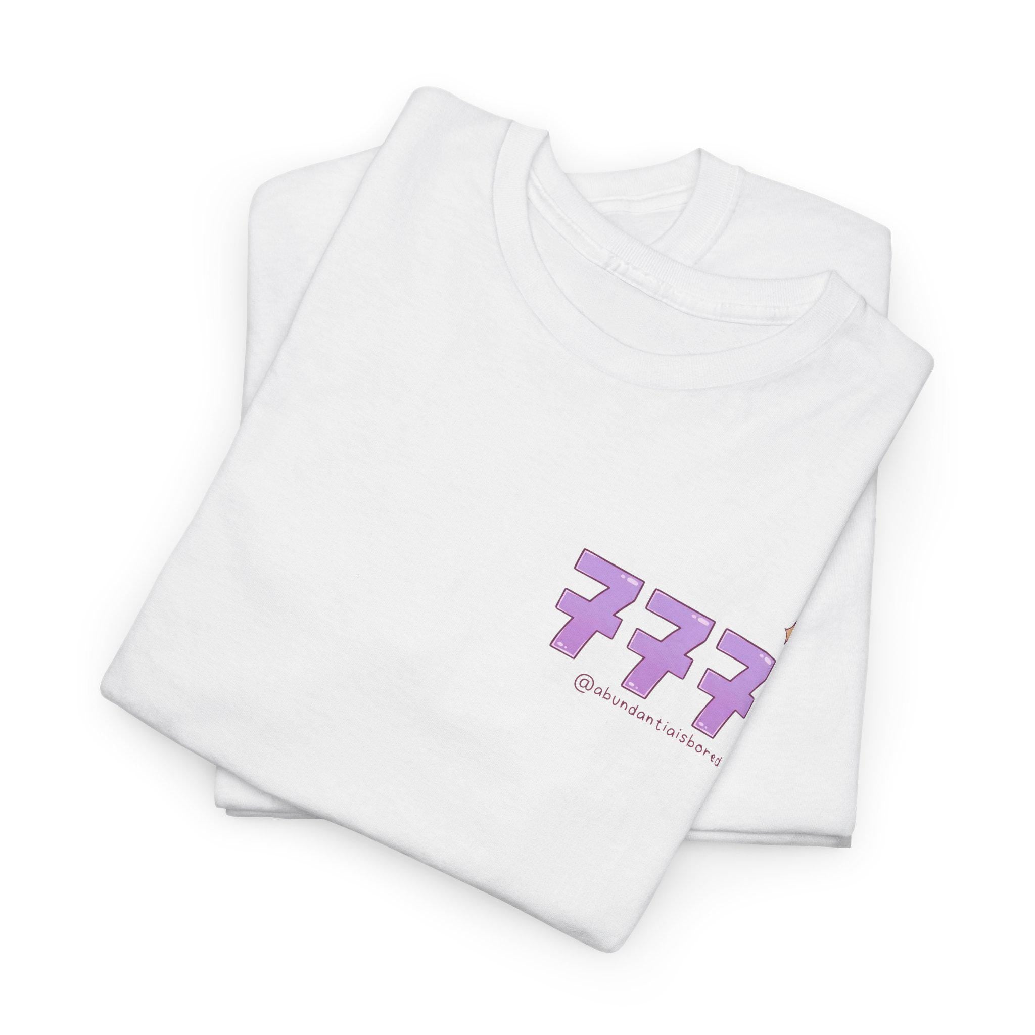 777 Angel Number White Tshirt Lucky Number Tee Spiritual Affirmation Shirt Gift